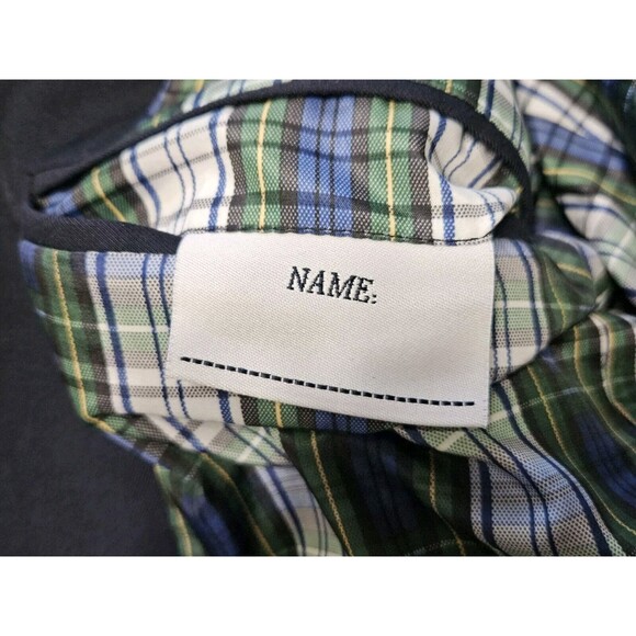 The Village School Blazer Size 38R Golden Buttons Navy - Picture 10 of 11